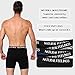 ILUVIT Mens Underwear Boxer Briefs Cotton Boxer Briefs Underwear Men Pack Open Fly S-2XL