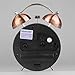 Hersent Twin Bell Alarm Clock Battery Power Night-light Loud Alarm Roman Character Copper Clock Ha41 (4.5