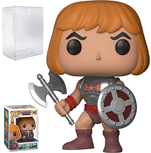 Funko Pop! Television: Masters of the Universe - Battle Armor He-Man Vinyl Figure (Bundled with Pop BOX PROTECTOR CASE)