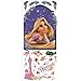 RoomMates RMK1525GM Disney Tangled Rapunzel Peel and Stick Giant Wall Decals, Purple
