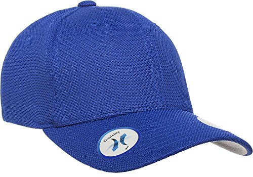 6577CD Flexfit Athletic Cool and Dry Pique Mesh Cap - OSFA (Royal)