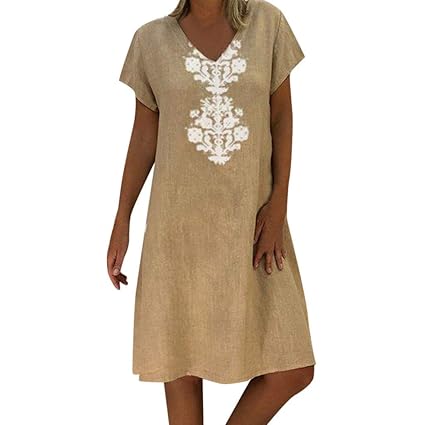 khaki sundress