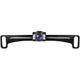 GLK Car Backup Camera HD Rear View Camera License Plate Backup Camera with Wide View Angle 6 LED Night Vision Waterproof Front &amp; Back up Camera, Guide Line On/Off
