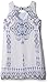 Amy Byer Girls' Big Print Aline Dress with Cutout Back