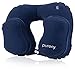 Travel Pillow Purefly Inflatable Neck Pillow for Airplanes ,Cars, Buses, Trains, Home or Office Naps Support Your Neck,Chin,Back of Head with Handy Carry Pouch