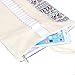 Damero 72 Canvas Colored Pencils Wrap, Roll up Pen Holder Case with Zipper Pouch for Accessories, Cute and Multi-purpose (NO Pencil included)