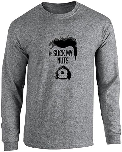 Pop Threads Abraham Suck My Nuts Long Sleeve T-Shirt by