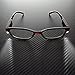Hand Free Vision Full Frame Reading Glasses Eyeglasses Super Bright Dual LED Lighting + Batteries Travel Case (+2.00, Brown)