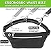 Hands Free Dog Leash for Running Walking Jogging Training Hiking, Retractable Bungee Dog Running Waist Leash for Medium to Large Dogs, Adjustable Waist Belt with Pack, Reflective Stitches, Dual Handle