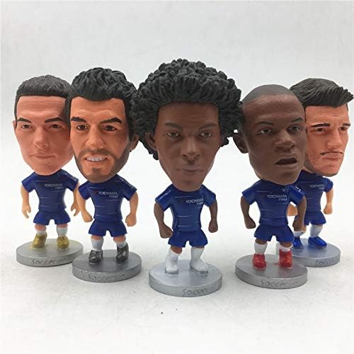 Dolls - 1pc soccerwe soccer cartoon star che# willian hazard fabregas luiz drogba kante lampard figurines - by TAllen - 1 PCs