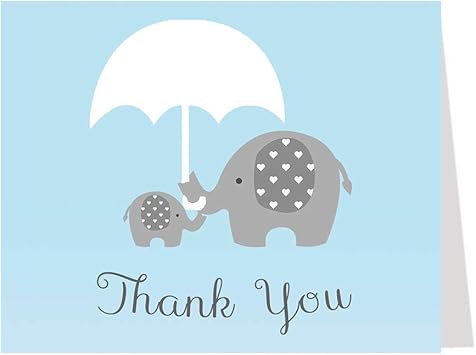 umbrella elephant baby shower