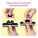 BIBTIM 2-In-1 Deshedding Tool Professional Pet Grooming Brush Kit Best Dog and Cat Hair Shedding Comb, Pink