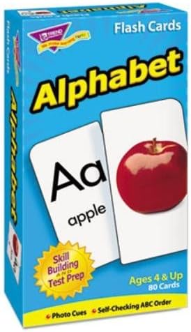 8 Pack Trend Enterprises Inc Flash Cards Alphabet 80Box