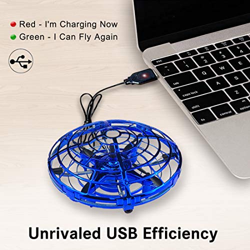 image for Hand Operated Drone with 720° Rotating for Kids, WEW Outdoor Hands Fr