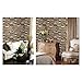 White Gray Brick Wallpaper Grey Self-Adhesive Wallpaper Home Decoration Peel and Stick Backsplash Wall Panel Door Stickers Christmas Decor (45cmx300cm，17.7