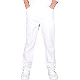 CAMLAKEE Boys' Stretch Pull on Chino Pants Kids School Uniform Yonth Twill Pants