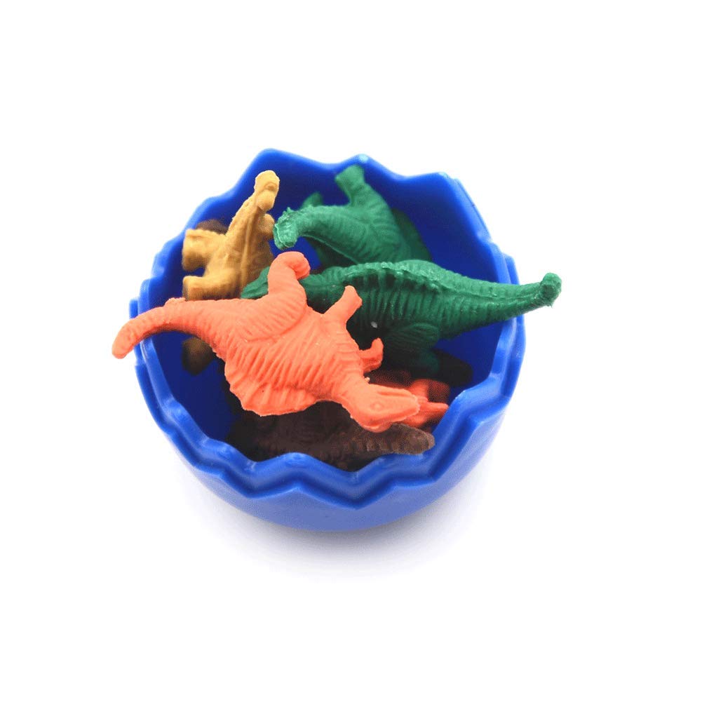Mini Dinosaur Erasers,  48PCS Pencil Erasers Mini Rubber Erasers Educational Dinosaur Animal Toys School Supplies Animal Erasers for Kids