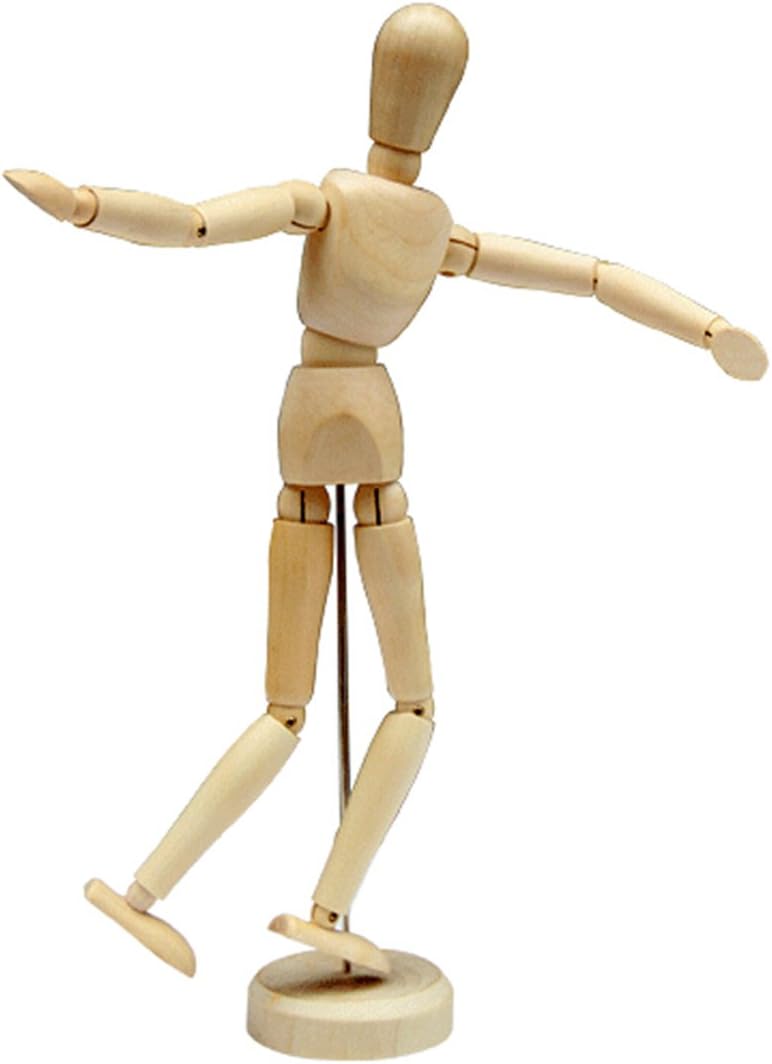 Amazon Com Abluea Manikin Toy Wooden Mannequin Male Female Torso Model For Beginner Artist Figure Drawing 12in