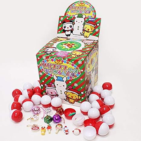 Amazon ガチャカプセル入りクリスマスグッズ集め 60個 1652 クリスマス雑貨 ホビー