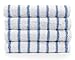 Large Turkish Beach Towel, Pool Towel with Thin Cabana Stripe, Eco Friendly, 100% Turkish Cotton, 30x60 inches by Turkuoise Towel (4, Blue)