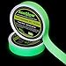 Glow in The Dark Fluorescent Tape 30' ft Length x 1 Inch Wide, Premium Quality Non-Toxic, 12 Hour Glow. Sticks Easily & Waterproof. Perfect for Home and Office use.