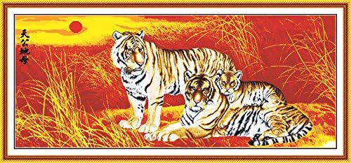 Astitch Stamped Cross Stitch Kits The Heaven Father and the Earth Mother