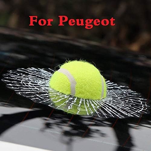 ChenghuaguoChenghuaguo 2019 Funny 3D Tennis Ball Hits Decals Car Body Stickers Styling for Peugeot 1007 107 108 2008 206 207 208 208 GTI 301 307 3008