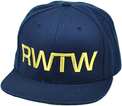 RWTW Logo Flag Roll With The Winners Winning Snapback Hat Cap Lebron Navy Gold