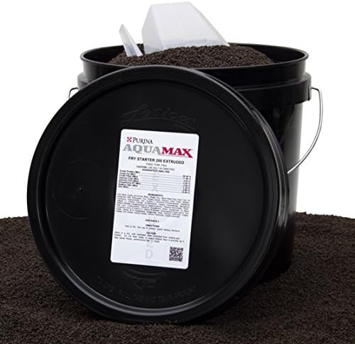 Purina AquaMax Fry Starter 200 For All Fish Types, 3/64in (1.2mm) Extruded-Sinking Pellet, 10 lbs (4.5kg)