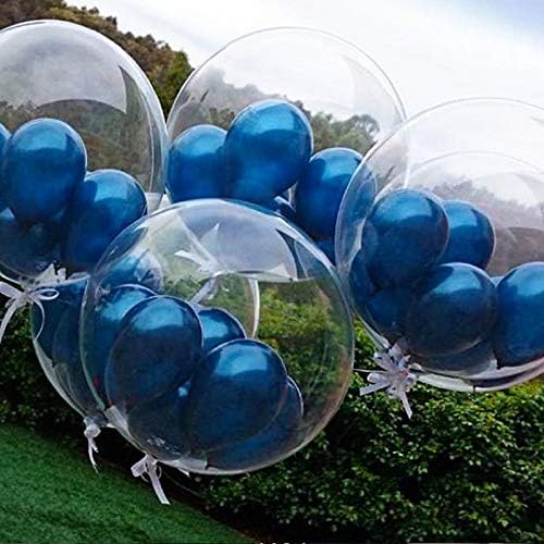 LingStore party favors 18/24 inch Transparent Balloon Round Pvc Bubble Helium Balloons s birthday Wedding party Decoration Air Baloons