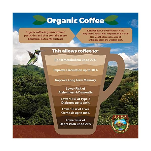 Java Organic Coffee Beans, Espresso Blend, Gourmet Dark Roast