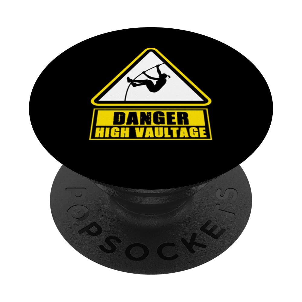 Danger High Vaultage - Pole Vault Jumping Track Field PopSockets Swappable PopGrip