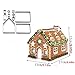 KeepingcooX 12 PCS 3D Gingerbread House Cookie Cutter Set | Stainless Steel Kid's Birthday Party Cutouts Cutters Kit - Christmas Tree, Santa Claus, Snowman, Gingerbread Man, Sleigh, Elk, Gift Box