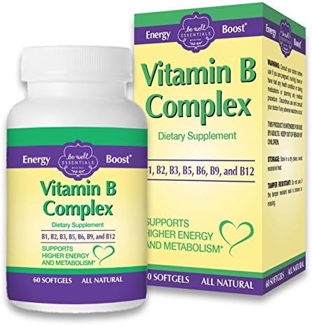 Be Well Essentials Liquid Gel Vitamin B Complex - 60 Capsule