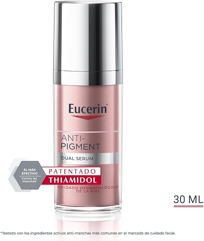 Anti-Pigment Dual Serum (30 ml), sérum facial concentrado anti-imperfeições para pele uniforme e lisa, tratamento com Ácido Hialurónico e Tiamidol, para todos os tipos de pele