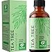100% Pure Tea Tree Oil Natural Essential Oil with Antifungal Antibacterial Benefits for Face Skin Hair Nails Heal Acne Psoriasis Dandruff Piercings Cuts Bug Bites Multipurpose Surface Cleaner primary