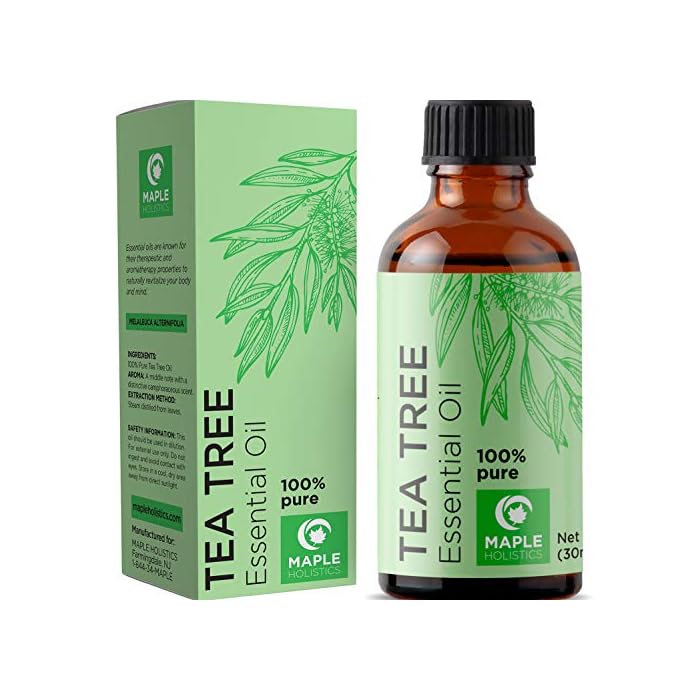 Pure Tea Tree Oil for Skin - 100% Pure Tea Tree Essential Oil for Scalp Care Aromatherapy and Natural Cleaning Solution…