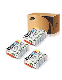 Compatible con Pixma mg7720 ts9020 ts8020 impresora, Jarbo Compatible Cartuchos de tinta de repuesto para pgi-270 X L cli-271 X L, 6 colores, 3 juegos (3 PGBK, 3 negro, 3 color gris, 3 cian, 3 magenta, 3 amarillo)