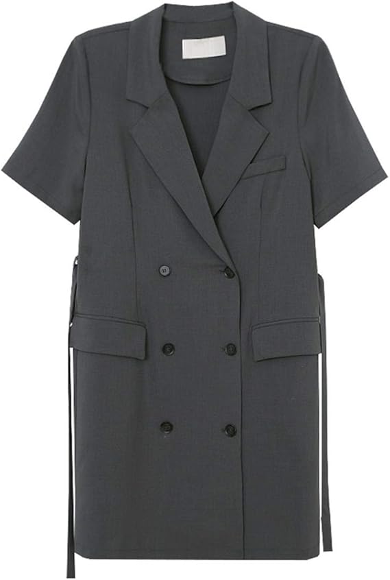 Amazon Co Jp スカイフライング レディースワンピース フレアワンピース ドレス 春夏秋 半袖 ポリエステル ベルト付き ポケット付き 無地 おしゃれ カジュアル 着痩せ 大人 パーティー 通勤 普段着 服 ファッション小物