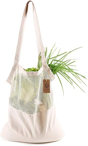 Amazon Liqiuxiang エコバッグ トートバッグ 人気 キャンバス メッシュステッチ コットン 綿100 買い物バッグ 繰り返し可 無地 買い物袋 収納力抜群 耐荷重 大き目 肩掛け 手提げ袋 エコバッグ 買い物バッグ