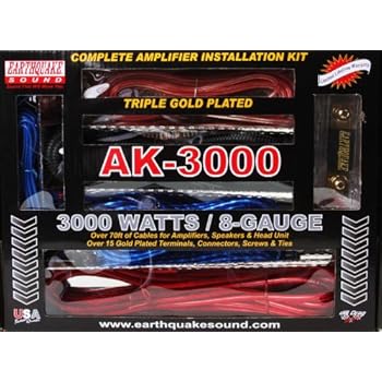 Amazon.com: Earthquake Sound AK-3000 Complete Amplifier Installation