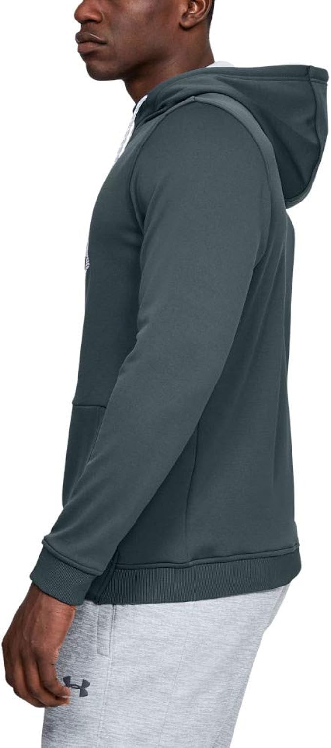 Under Armour 安德玛 Big Logo 男式连帽抓绒卫衣 4折 海淘转运到手约￥200