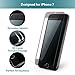 [1+1 Pack] Klearlook [Crystal Series] Front Ultra Clear 3D Full Coverage Tempered Glass Screen Protector and Back Matte PET Film for Apple iPhone 7 Plus [Black Frame]