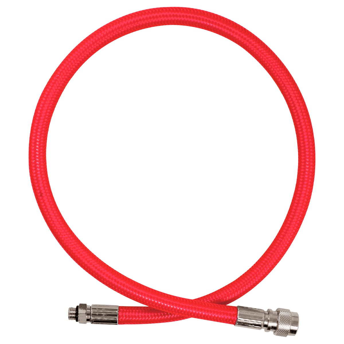 XS Scuba Miflex BC/Drysuit Quick Disconnect Hoses - Red, 25"