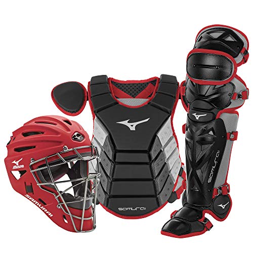 Mizuno Samurai Youth Baseball Catcher's Gear Box Set Softball Training