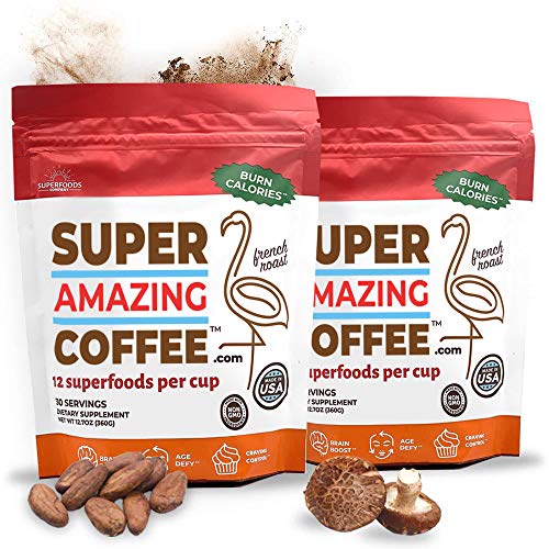 Super Amazing Coffee Ultimate Weight Loss, Brain Boost, French Roast