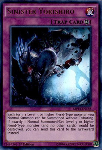Yu-Gi-Oh! - Sinister Yorishiro (MP14-EN182) - Mega Pack 2014 - 1st Edition - Ultra Rare