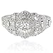 EVER FAITH® The Great Gatsby Inspired Art Deco Bracelet Clear Austrian Crystal
