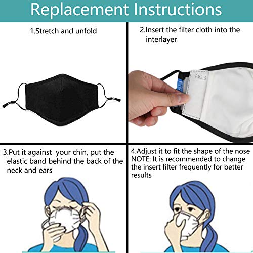 SZEETOX Filtres à Charbon Actif Remplaçable, Filtre à Charbon Actif PM 2,5 pour L’extérieur(100 pièces)