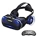 Eleovo 3D VR Headset with Remote Controller Large Viewing Experience Virtual Reality Glasses with Builted-in Stereo Headphone for VR Games 3D Movies Fit for 4.7-6.0 Inches iPhone Android Smartphones